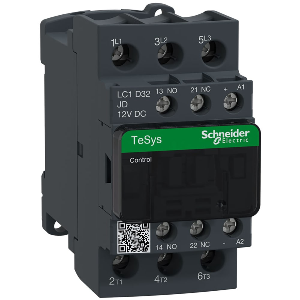 CONTACTOR - 20HP - 12V DC COIL - 3P