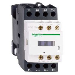[LC1D098JD] CONTACTOR - 12V DC COIL - 4P - 20A