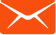 An orange drawing of a snail mail envelope