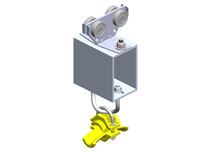 [35495] TOW TROLLEY - PLATED STEEL