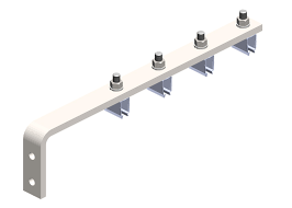 8 BAR STEEL SNAP-IN HANGERS (Phase, Conductix 40A 8-Bar)