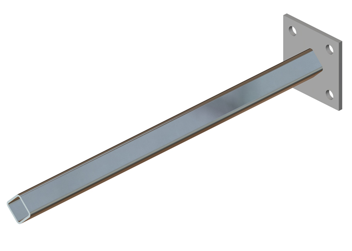 COLLECTOR BRACKET - SINGLE POST - 100-200A (Phase, 400A Safe-Lec 2)
