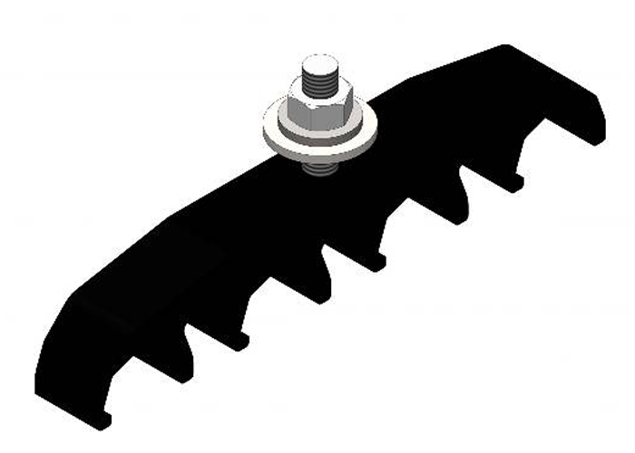 HANGER CLAMPS - STAINLESS STEEL - 4P (Phase, 400A Safe-Lec 2)