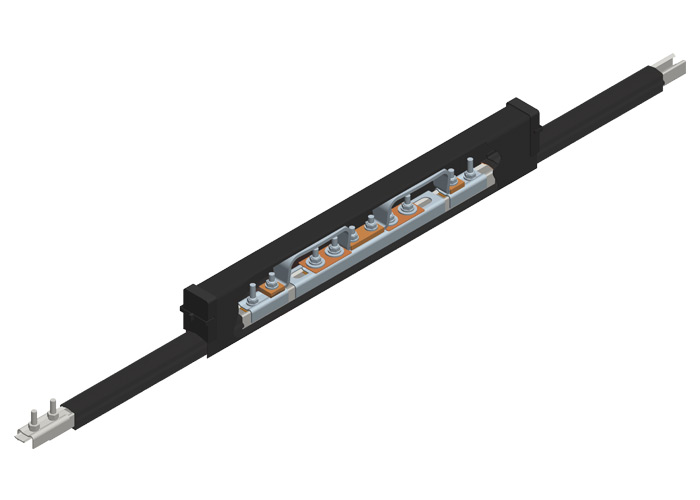 STEEL BAR - GALVANIZED - BLACK - 100A (Phase)