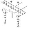 [B-100-BR10A-J] STEEL BRACKET - 16 HOLES - 24'' (D-O-W 90A 8-Bar)