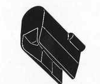 [FE-908-GCT] TRANSFER END CAP (D-O-W 90A 8-Bar)