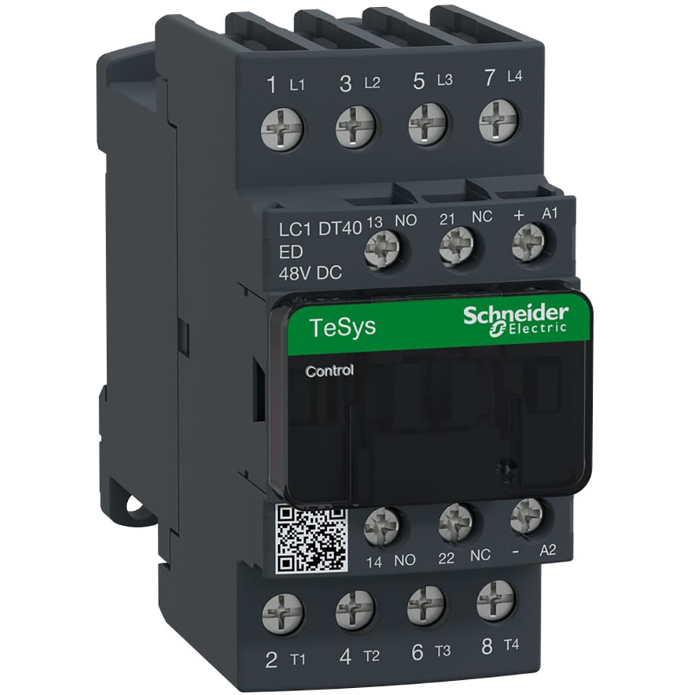 [LC1DT40ED] CONTACTOR - 48V DC COIL - 4P - 40A